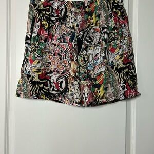 Ed Hardy Multicolor Graphic Men Shorts